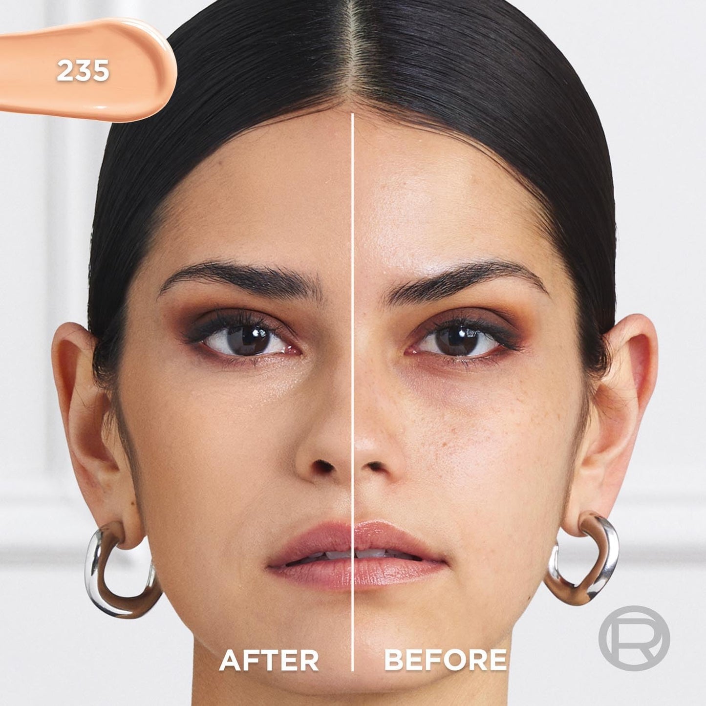 L'Oréal Paris Fondotinta Liquido Infaillible 32H, Coprente a Lunga Tenuta Con Protezione Solare SPF25, Formula Waterproof E Idratante, Tonalità: 235 Cool Rosé