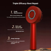 Electric Massage Comb Vibration Red Light Therapy Hair Growth Massage Scalp Brush anti Hair Loss Liquid Oil Applicator Hair Care