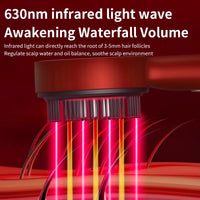 Electric Massage Comb Vibration Red Light Therapy Hair Growth Massage Scalp Brush anti Hair Loss Liquid Oil Applicator Hair Care