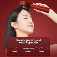 Electric Massage Comb Vibration Red Light Therapy Hair Growth Massage Scalp Brush anti Hair Loss Liquid Oil Applicator Hair Care